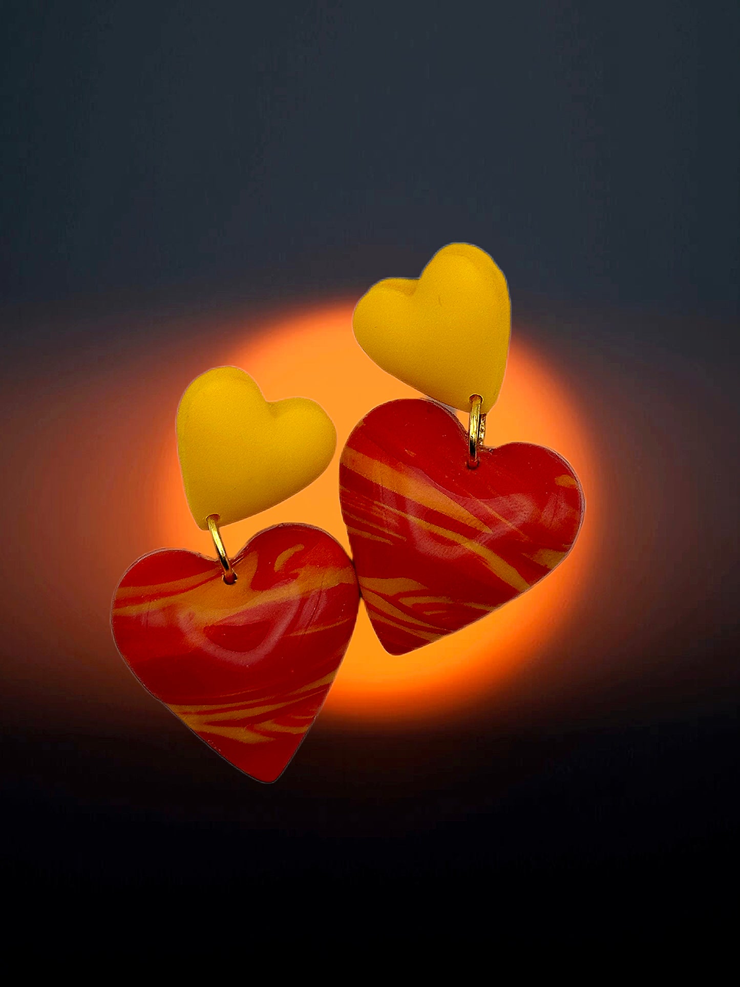 Double Heart Chasing Sunsets