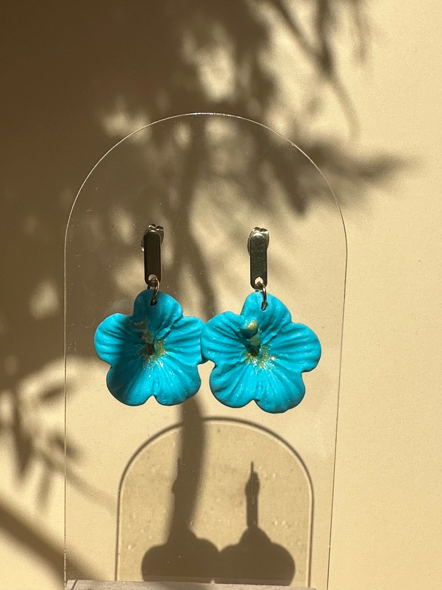 Baby Hibiscus pendante bleue ciel