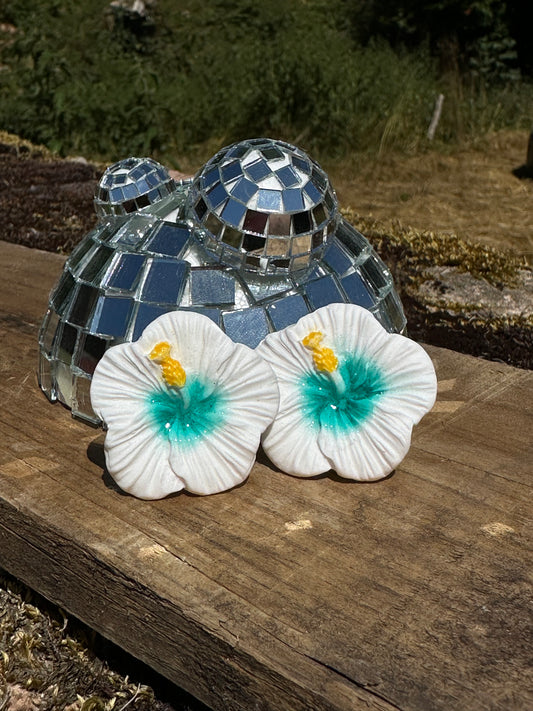 Mama Hibiscus cœur bleu