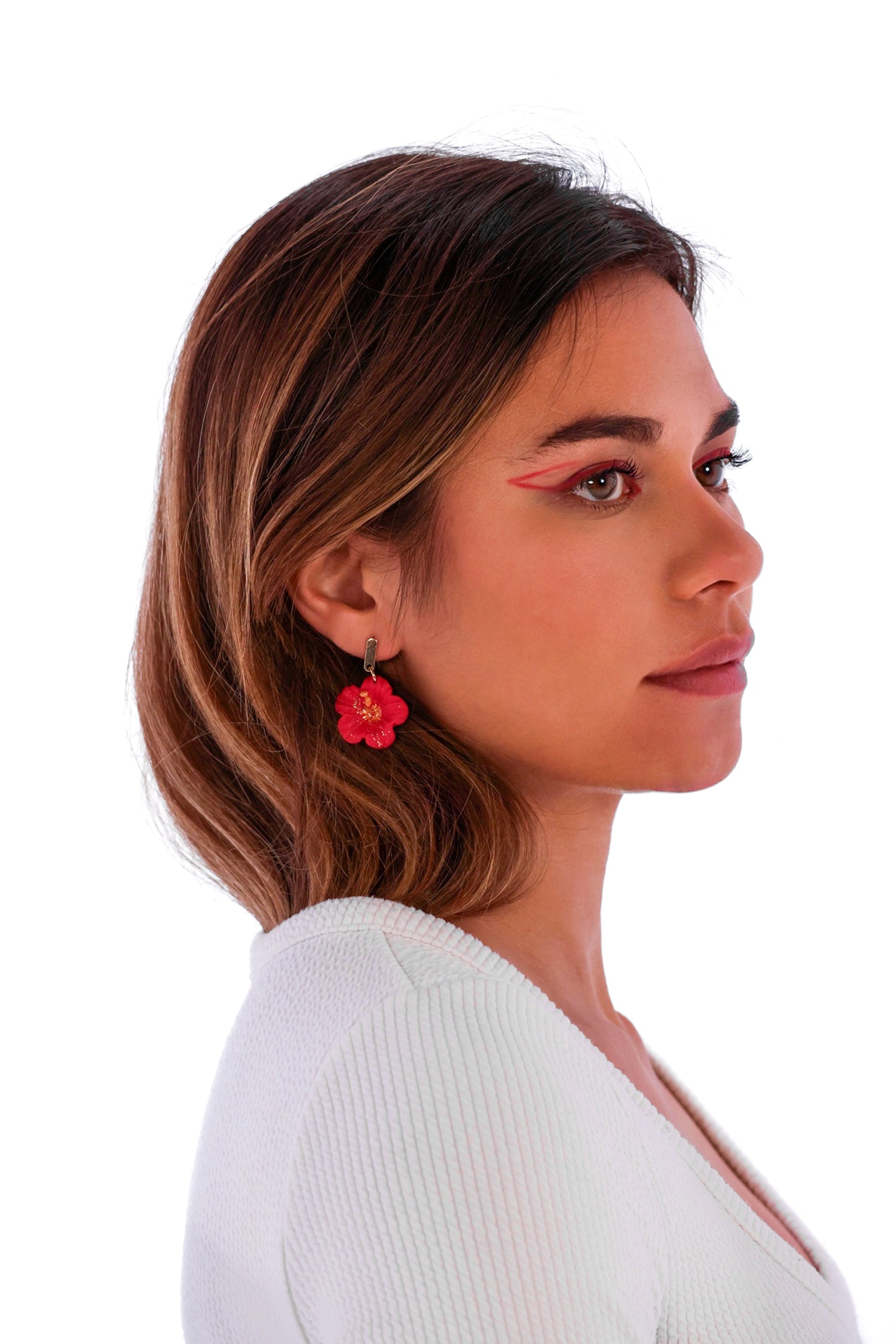 Baby Hibiscus pendante Saint Valentin