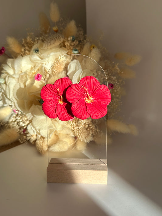 Mama Hibiscus rouge