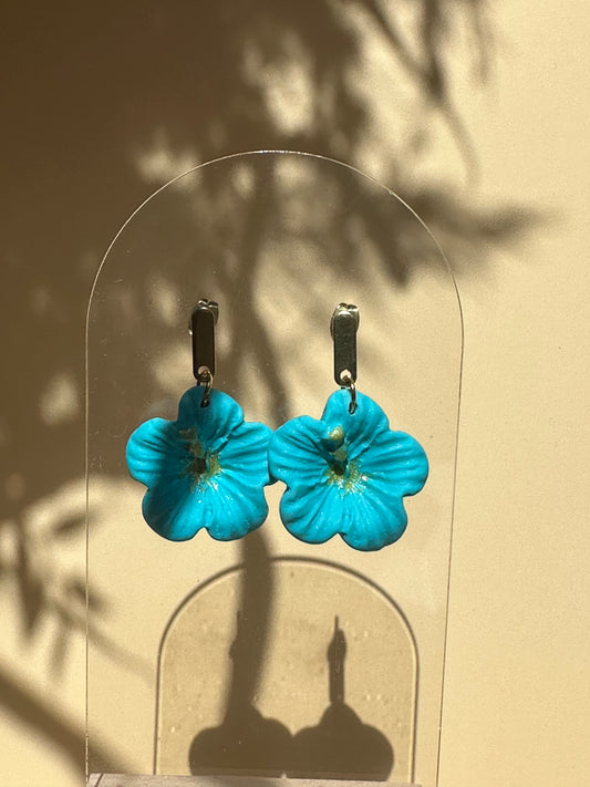 Baby Hibiscus pendante bleue ciel